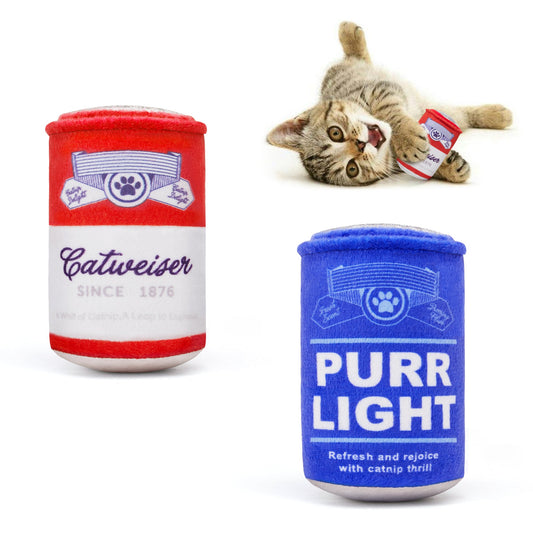 Potaroma Beer-Simulation Cat Toys 2Pcs