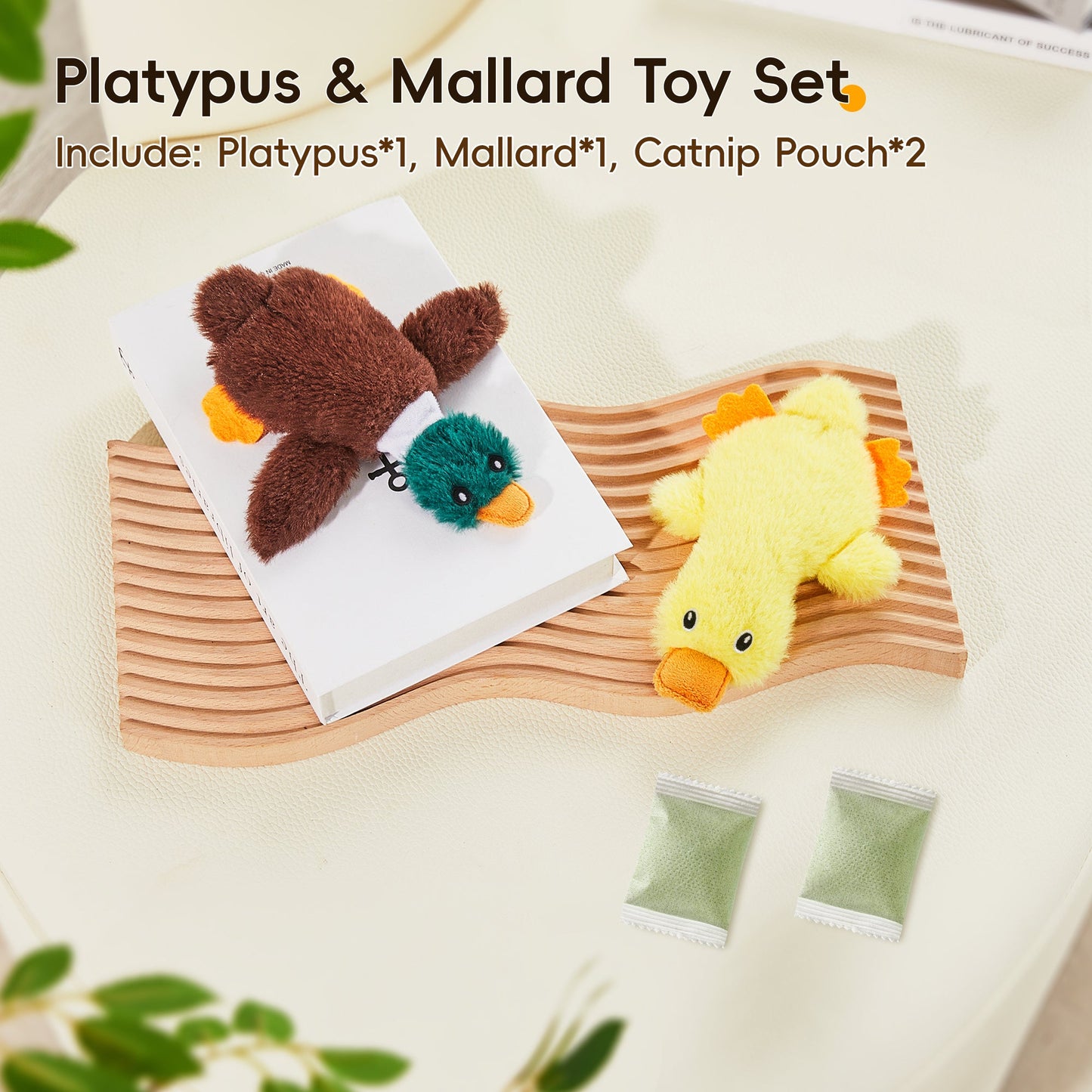 Potaroma Cat Toys Catnip Crinkly Sound 2 Packs