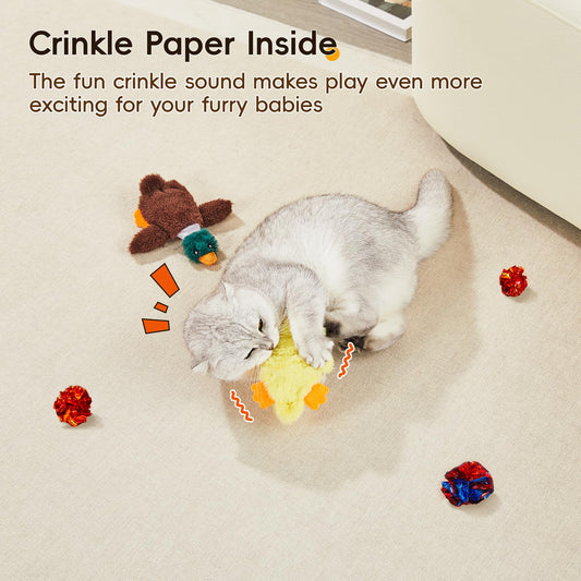 Potaroma Cat Toys Catnip Crinkly Sound 2 Packs