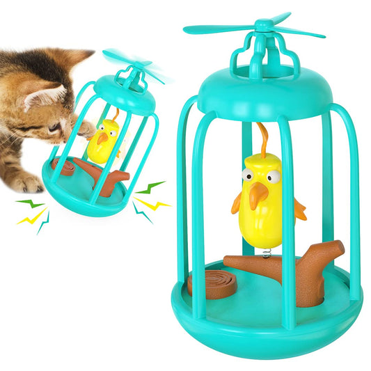Potaroma Cat Bird Cage Squeaky Toy